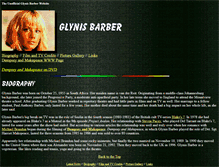 Tablet Screenshot of glynisbarber.de